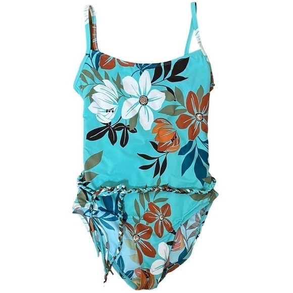 ROXANNE Collection Perfection Fit One Piece Belted Swimsuit- 34B - Picture 2 of 12